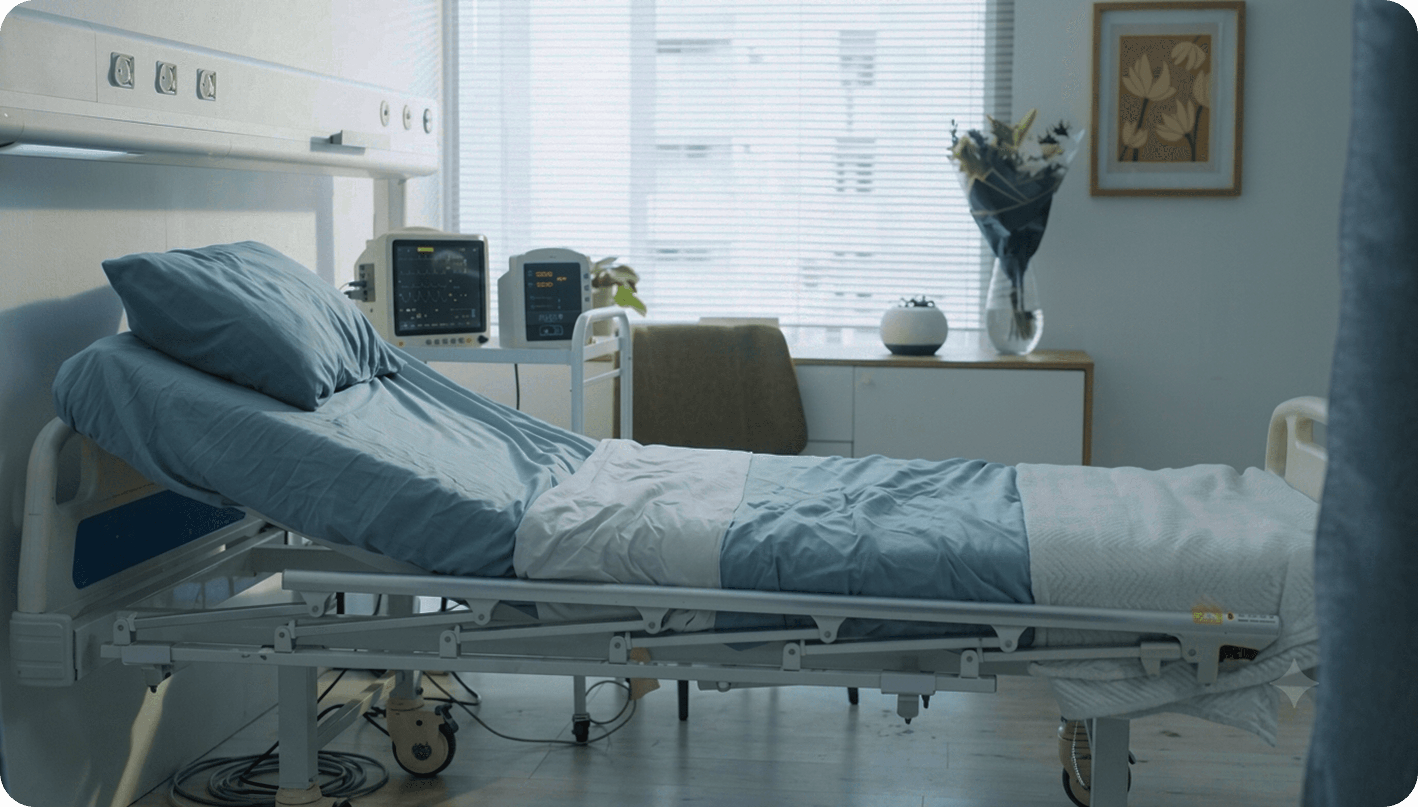 Patient room at St George Internal Medicine and Surgical Specialty Center