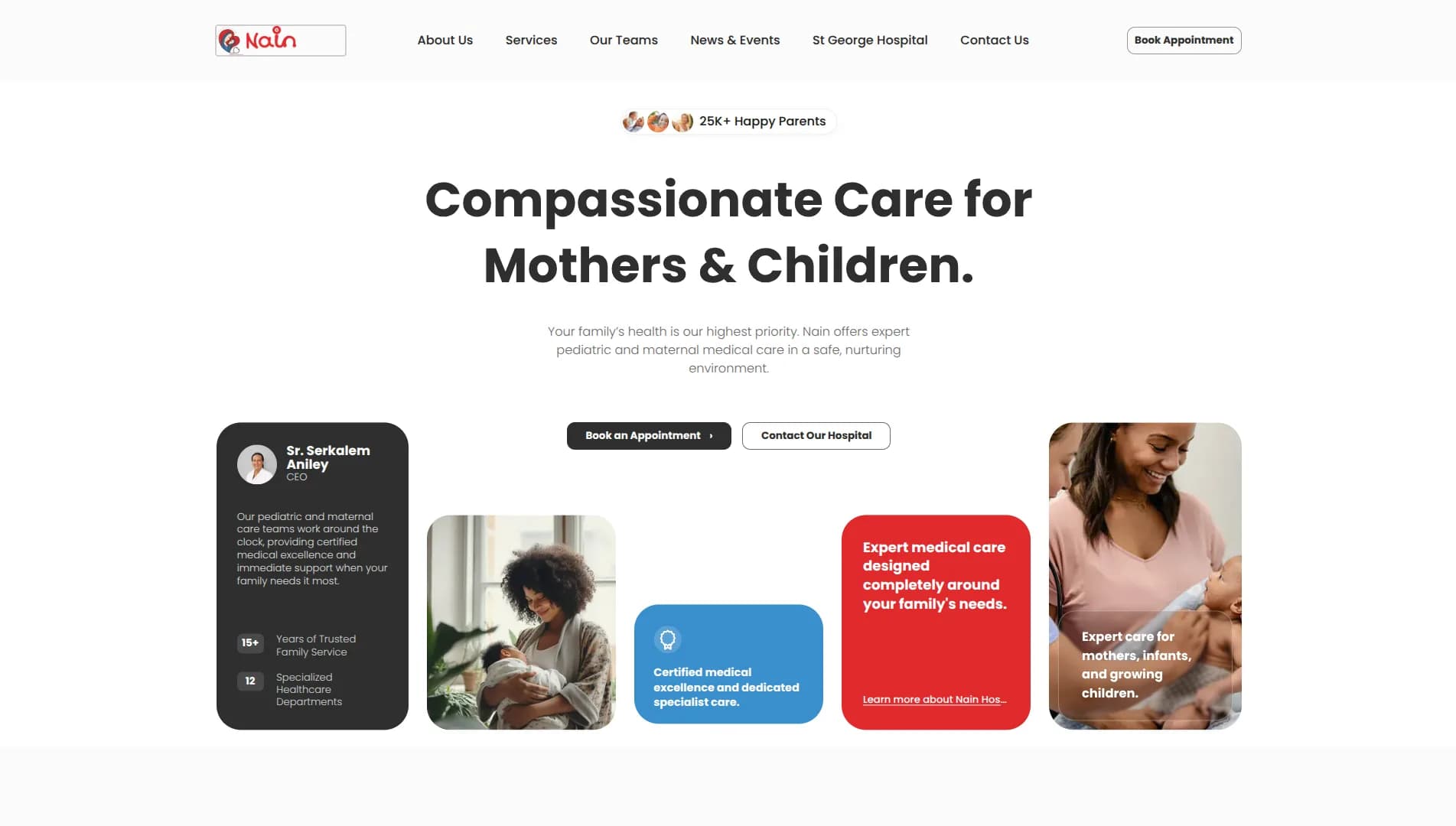 Nain Children and Maternal Hospital Launches Its New Website